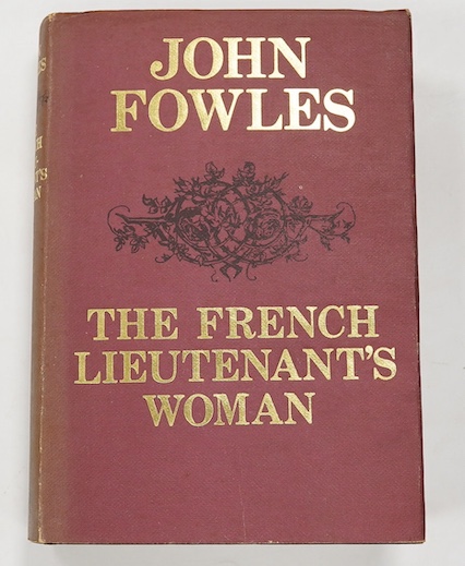 Fowles, John - The French Lieutenant’s Woman, 1st edition, 8vo, original cloth, in unclipped d/j, Johnathan Cape, London, 1969.